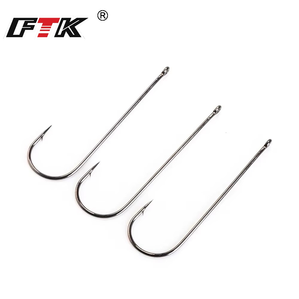Fishing Hook Barbless - FTK 5-9PCS ABERDEEN Balıkçılık Kancası Gözlü