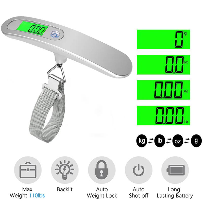Fishing Hook - 50 kg/110 Pound Taşınabilir Asılı Elektronik