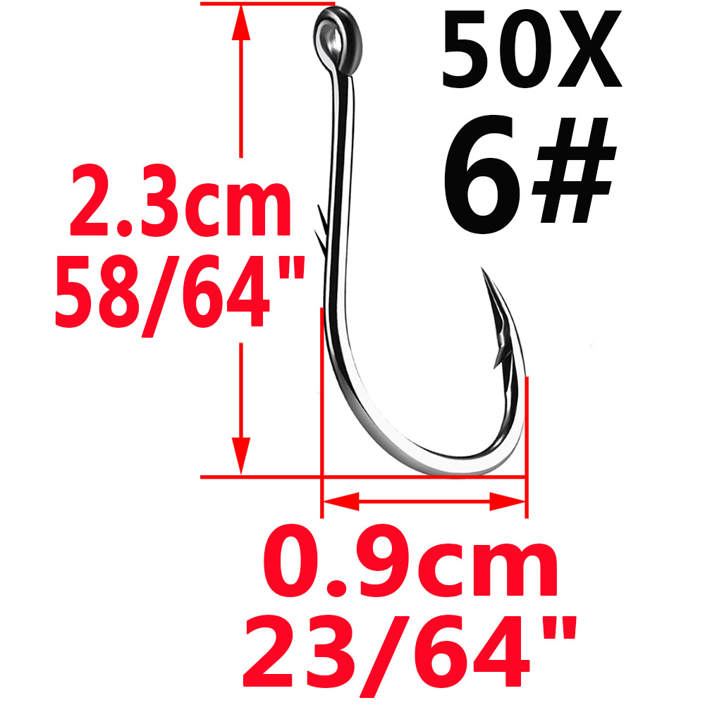50 adet Iseama daire sazan göz - Fishing Hook Circle incelemesi ve fiyatı
