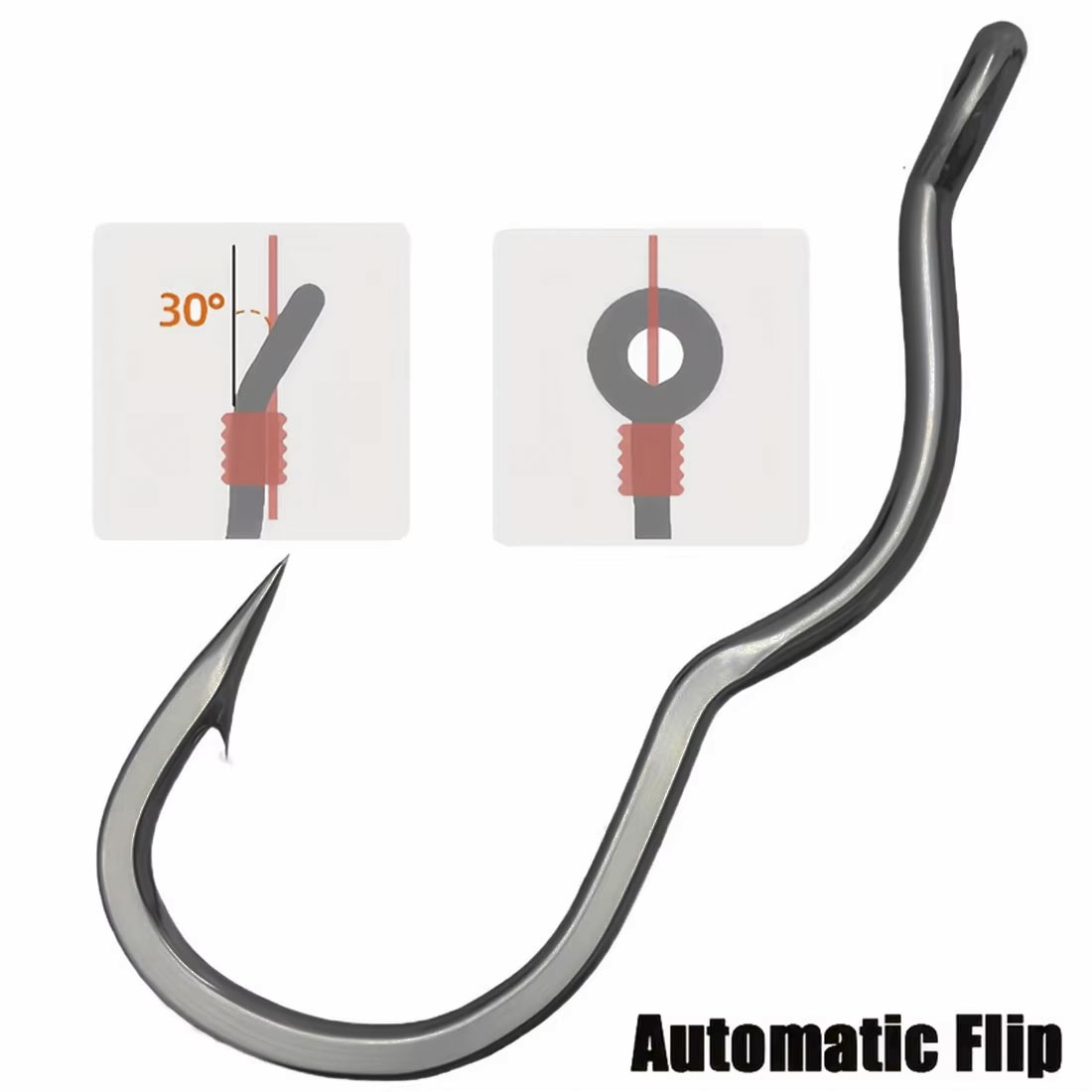 50 adet dayanıklı otomatik çev - Fishing Hook Circle incelemesi ve fiyatı