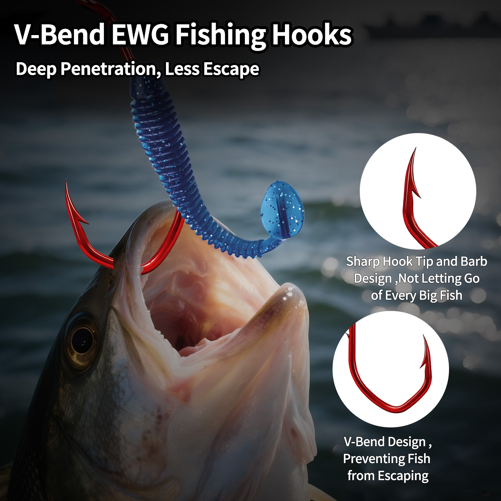 9KM Yem Tutucu Kancalar 50-100 - Fishing Hook Circle incelemesi ve fiyatı