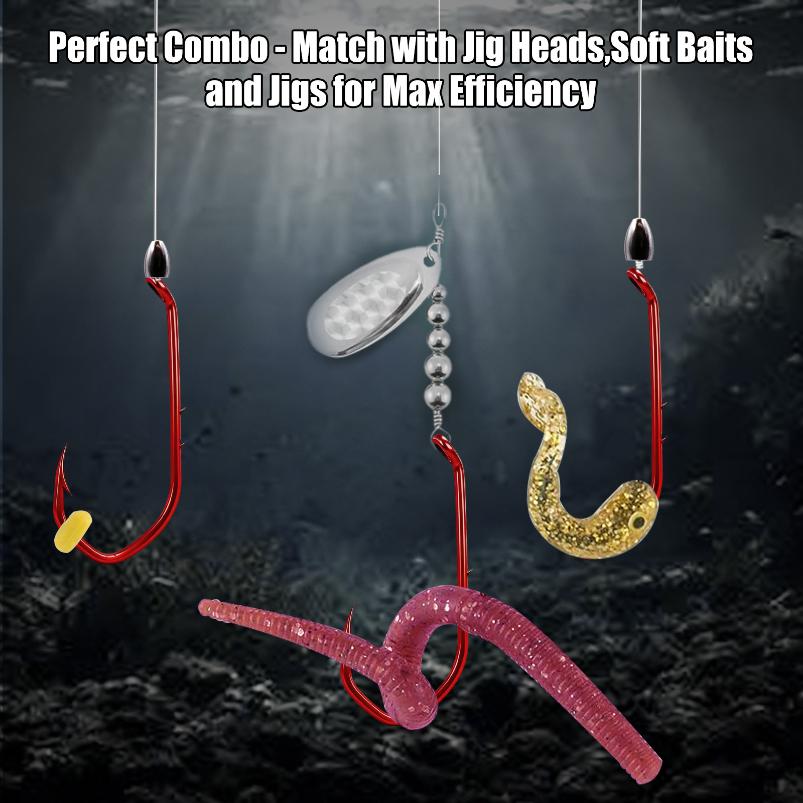 9KM Yem Tutucu Kancalar 50-100 - Fishing Hook Circle incelemesi ve fiyatı